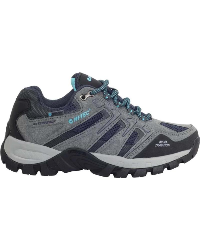 HI-TEC ZAPATILLAS DE TREKKING HI-TEC PARA MUJER GRIS