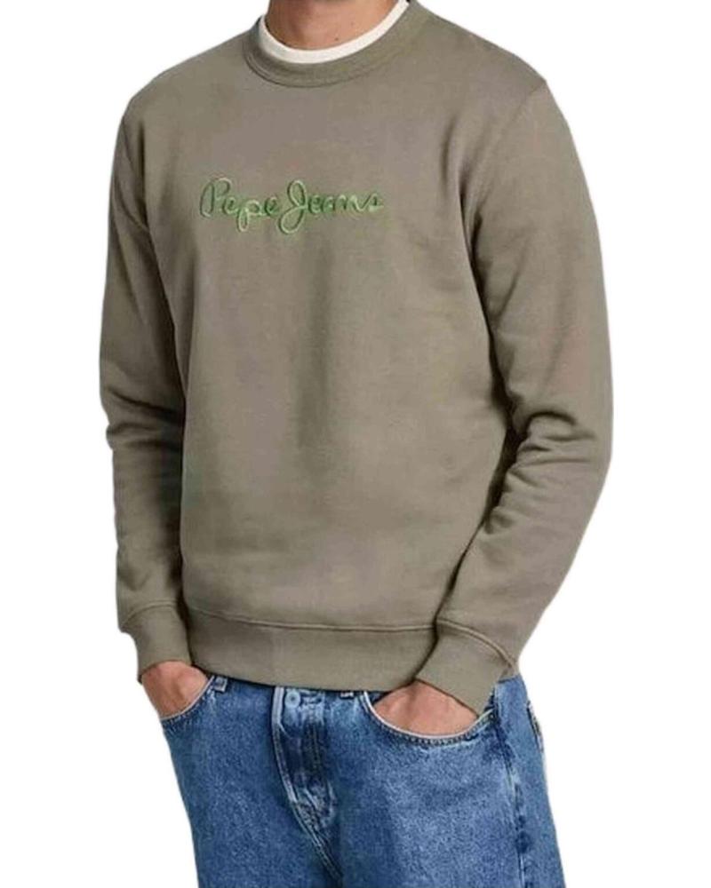 PEPE JEANS SUDADERA CON LOGO FRONTAL VERDE