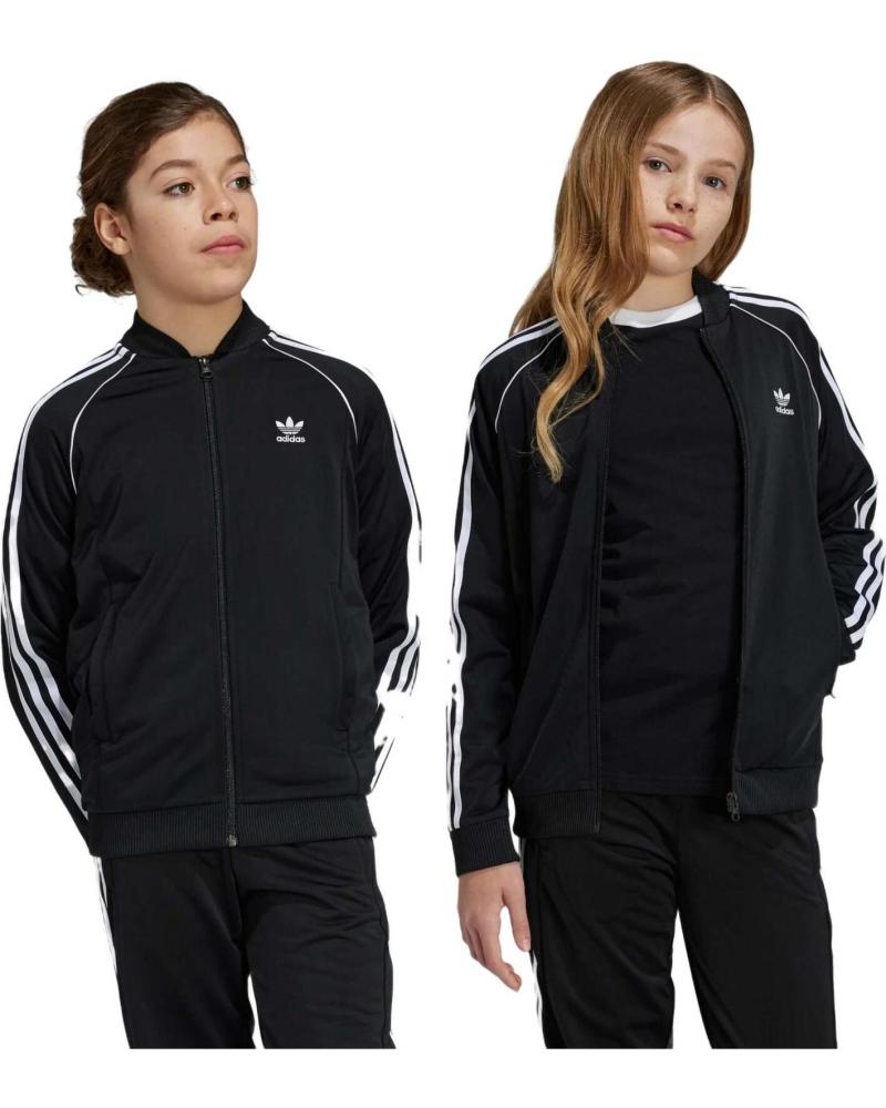 ADIDAS CHAQUETA DEPORTIVA ADIDAS SST PARA NIÑOS UNISSEX NEGRA NEGRO