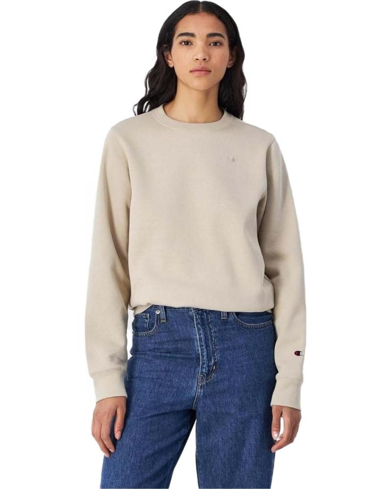 CHAMPION SUDADERA CHAMPION DE MUJER BEIGE BEIGE