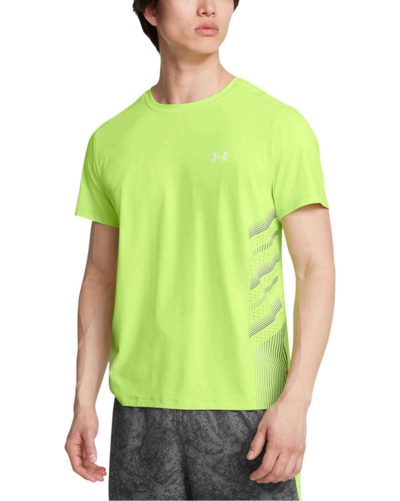 UNDER ARMOUR CAMISETA TÉCNICA MANGA CORTA VERDE