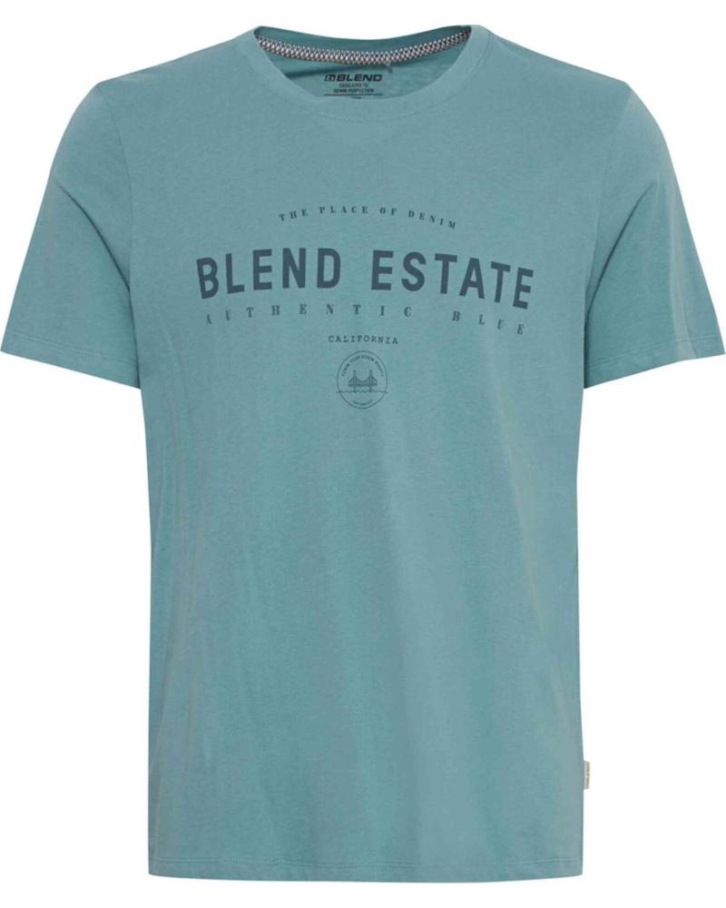 BLEND CAMISETA DE MANGA CORTA BLEND ESTATE PARA HOMBRE VERDE