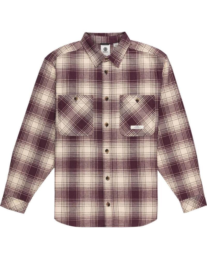 ELEMENT CAMISA A CUADROS PARA HOMBRE DE MANGA LARGA MULTICOLOR