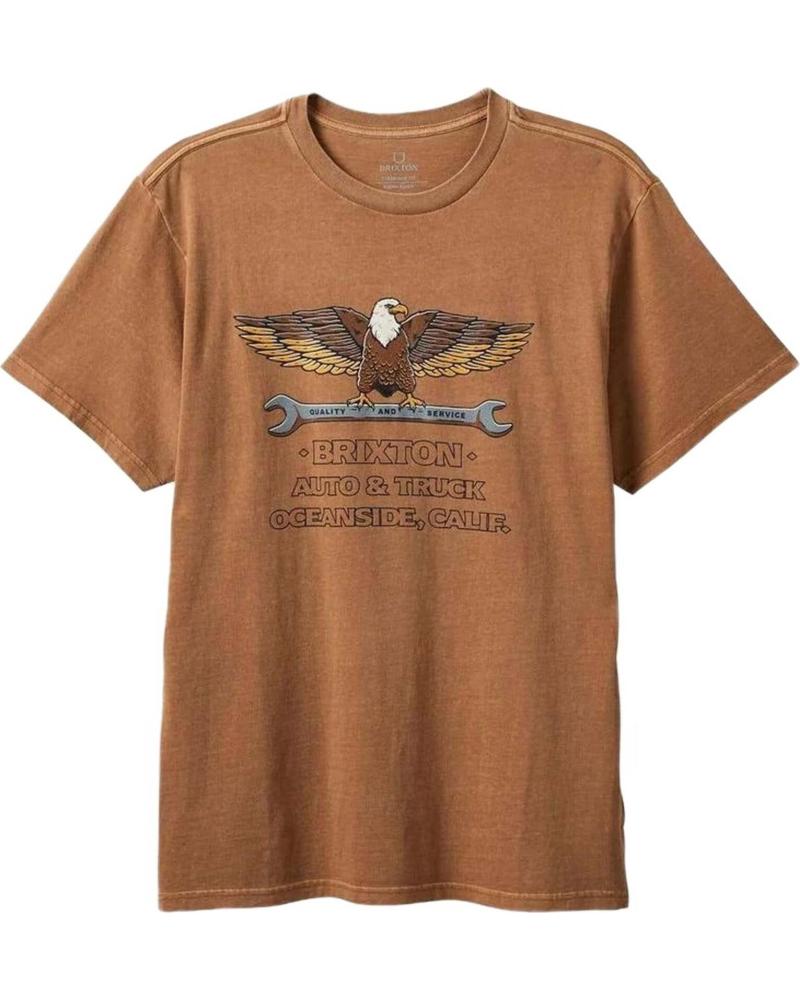 BRIXTON CAMISETA BRIXTON DE MANGA CORTA PARA HOMBRE MARRON