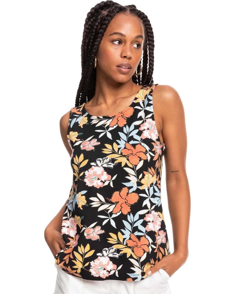ROXY BLUSA SIN MANGAS ROXY PARA MUJER CON ESTAMPADO FLORAL MULTICOLOR