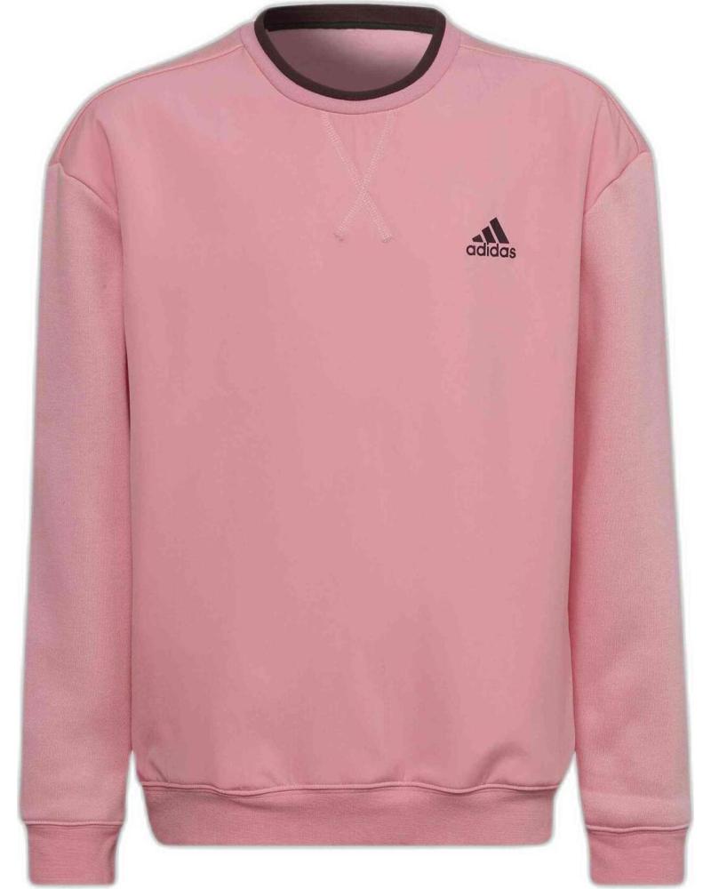 ADIDAS SUDADERA ADIDAS ESSENTIALS LOGO PARA NIÑOS UNISEX ROSA ROSA
