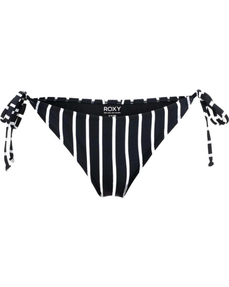 ROXY BRAGUITA DE BIKINI DE RAYAS PARA MUJER ROXY NEGRO