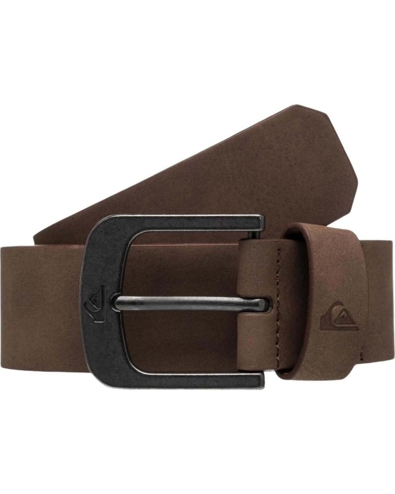QUIKSILVER CINTURÓN DE CUERO MARRÓN PARA HOMBRE QUIKSILVER MARRON