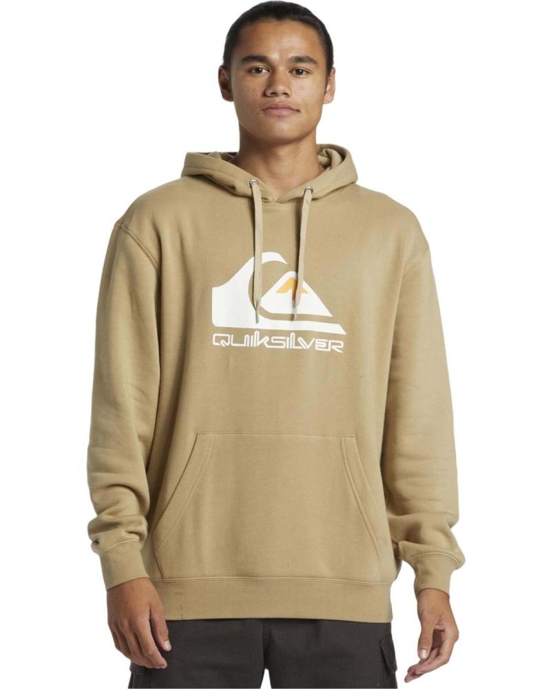 QUIKSILVER SUDADERA CON CAPUCHA QUIKSILVER ESSENTIAL LOGO HOMBRE BEIGE BEIGE