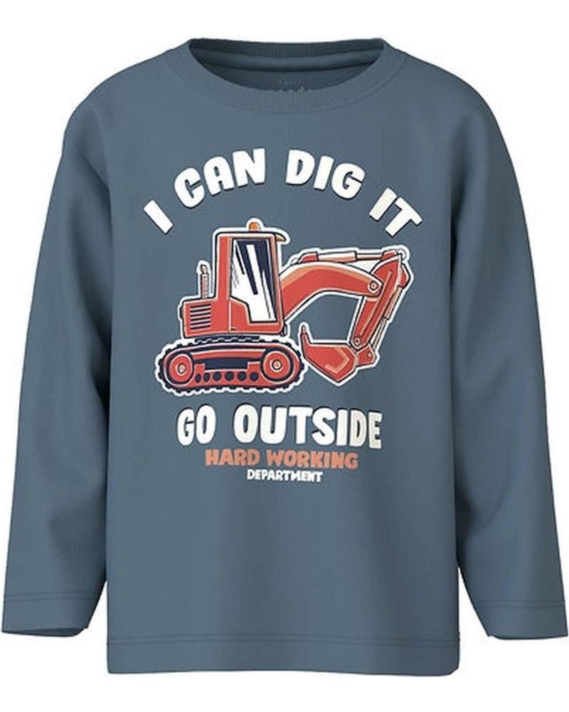 NAME IT CAMISETA DE MANGA LARGA EN PARA NINOS CAMISETA DE MANGA LARGA EN PARA NINOS AZUL