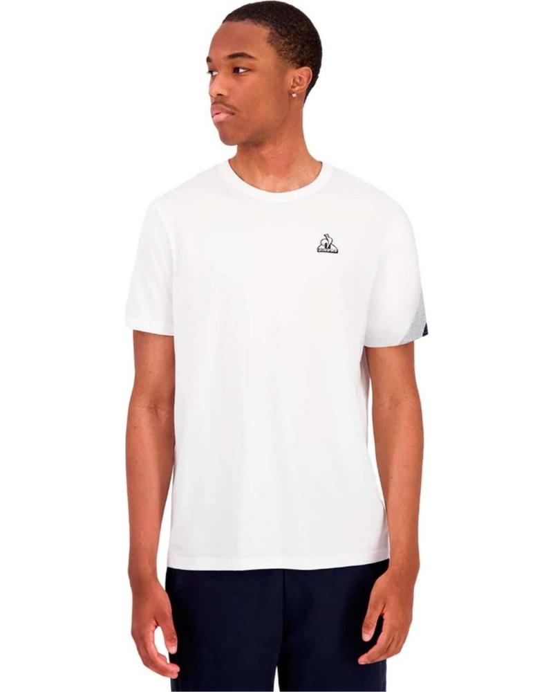 LE COQ SPORTIF CAMISETA DE MANGA CORTA LE COQ SPORTIF PARA HOMBRE BLANCO