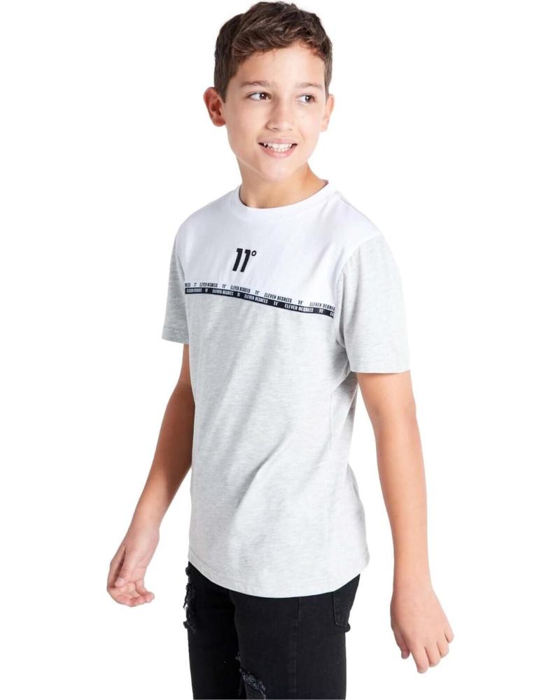 11 DEGREES CAMISETA 11 DEGREES DOUBLE TAPED BLOCK GRIS