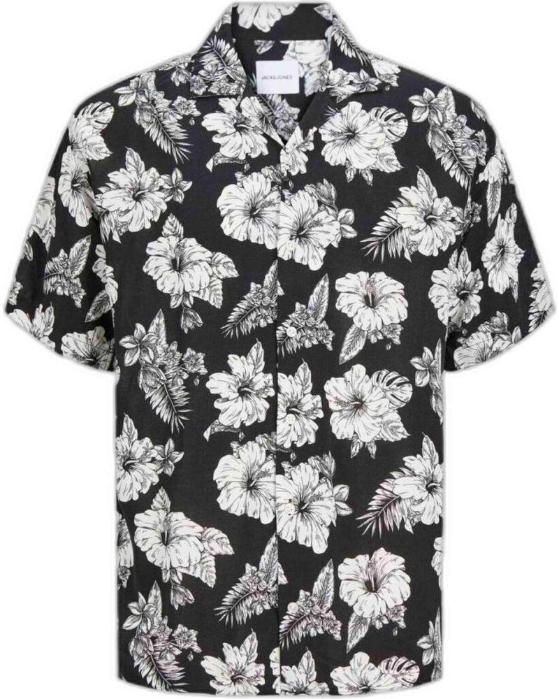 JACK AND JONES CAMISA JACK & JONES DE HOMBRE NEGRA ESTAMPADA NEGRO