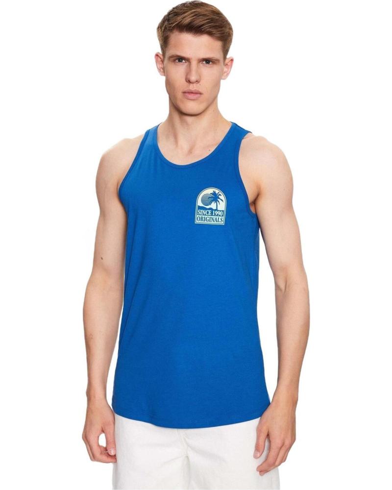 JACK AND JONES CAMISETA SIN MANGAS JACK & JONES PARA HOMBRE AZUL