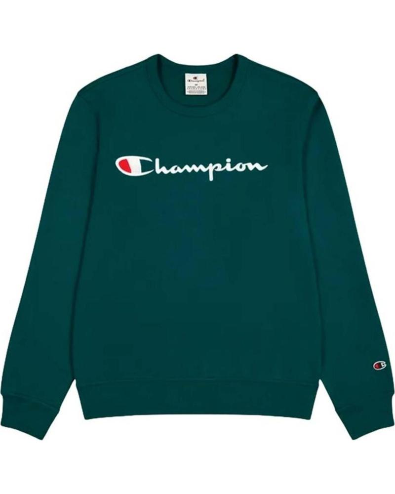 CHAMPION SUDADERA CHAMPION CON LOGO PARA HOMBRE VERDE