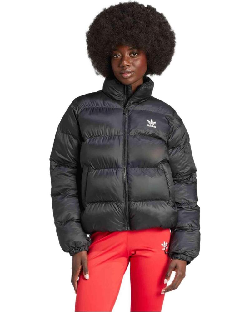 ADIDAS CHAQUETA ADIDAS SHORT PUFFER MUJER NEGRA NEGRO