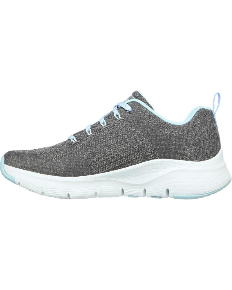 SKECHERS ZAPATILLAS SKECHERS GO WALK PARA MUJER EN GRIS Y MULTICOLOR MULTICOLOR