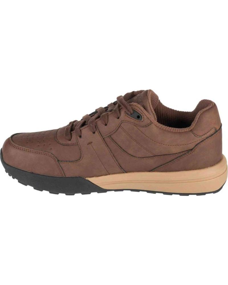 SKECHERS ZAPATILLAS SKECHERS DE CUERO MARRÓN PARA HOMBRE MULTICOLOR