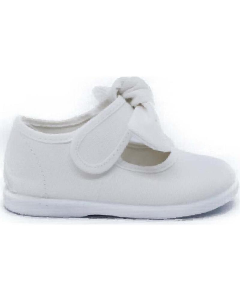 BATILAS SANDALIAS BLANCAS PARA NIÑAS BATILAS CON LAZO BLANCO