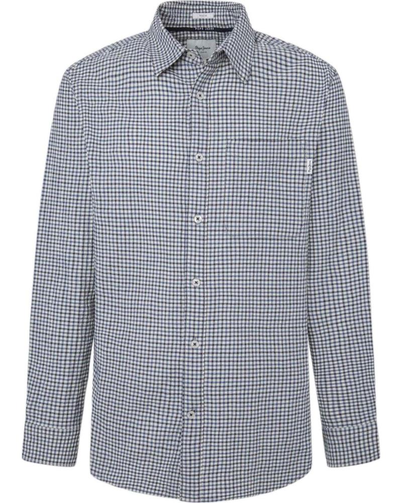 PEPE JEANS CAMISA DE MANGA LARGA A CUADROS PEPE JEANS PARA HOMBRE MULTICOLOR