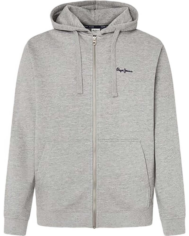 PEPE JEANS SUDADERA CON CAPUCHA PEPE JEANS PARA HOMBRE GRIS GRIS