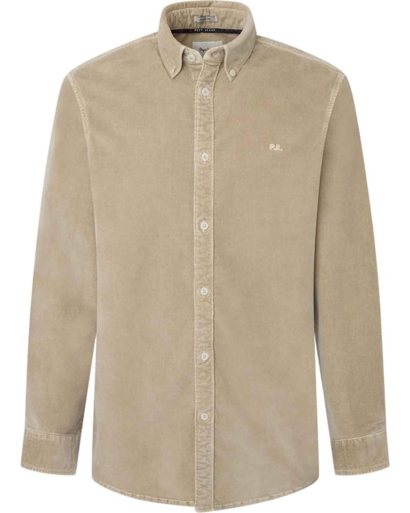 PEPE JEANS CAMISA PEPE JEANS DE PANA PARA HOMBRE BEIGE BEIGE