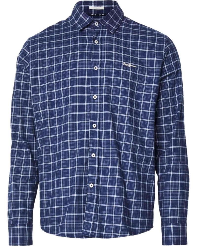 PEPE JEANS CAMISA DE CUADROS PEPE JEANS PARA HOMBRE AZUL