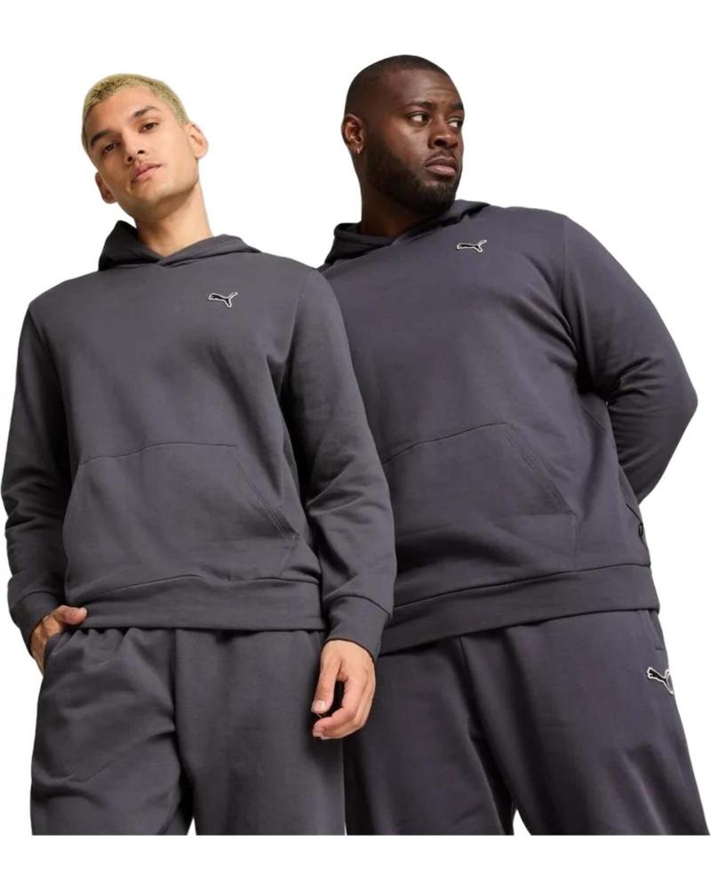 PUMA SUDADERA CON CAPUCHA PUMA BETTER ESSENTIALS GALACTIC PARA HOMBRE GRIS