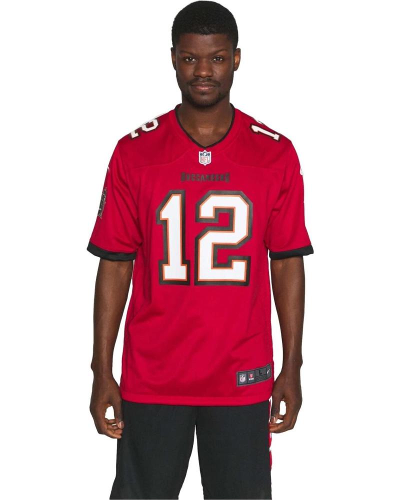 NIKE CAMISETA NIKE NFL TAMPA BAY BUCCANEERS TOM BRADY #12 ROJA ROJO