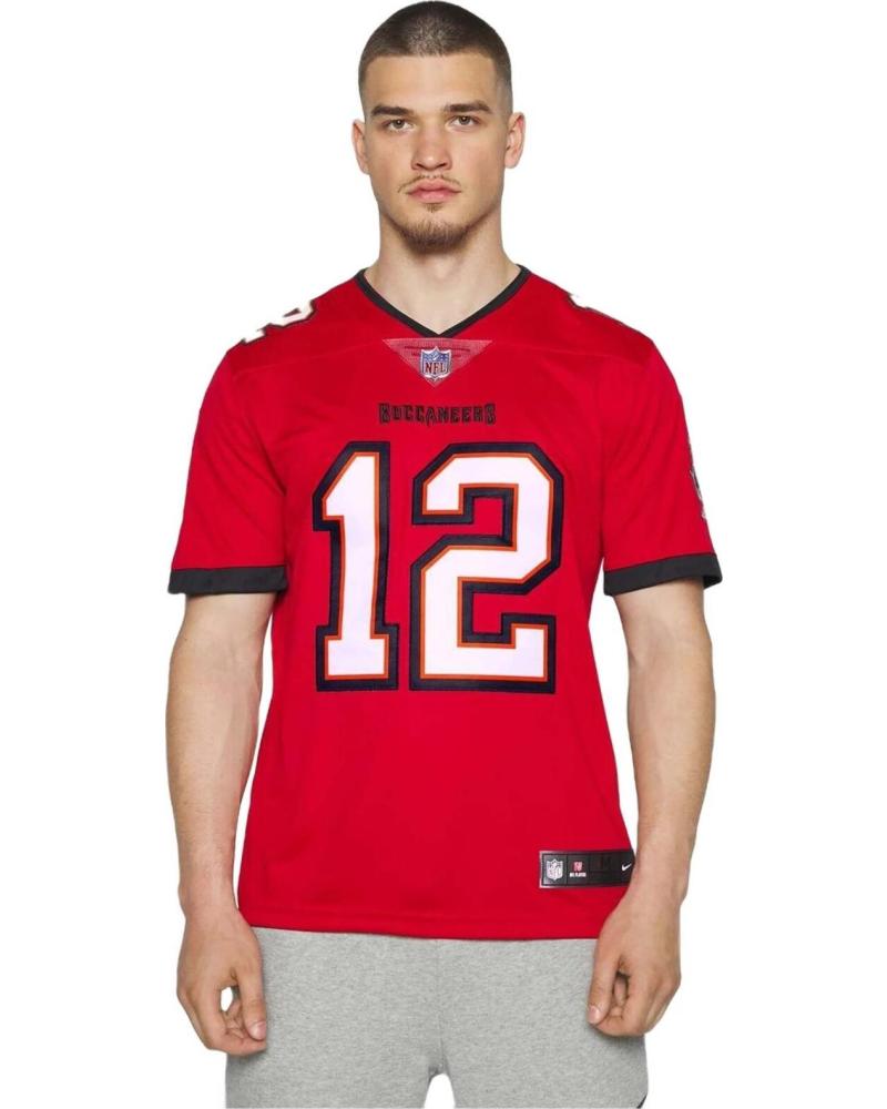 NIKE CAMISETA DE FÚTBOL AMERICANO NIKE TOM BRADY #12 TAMPA BAY BUCCANEERS HOMBRE ROJO