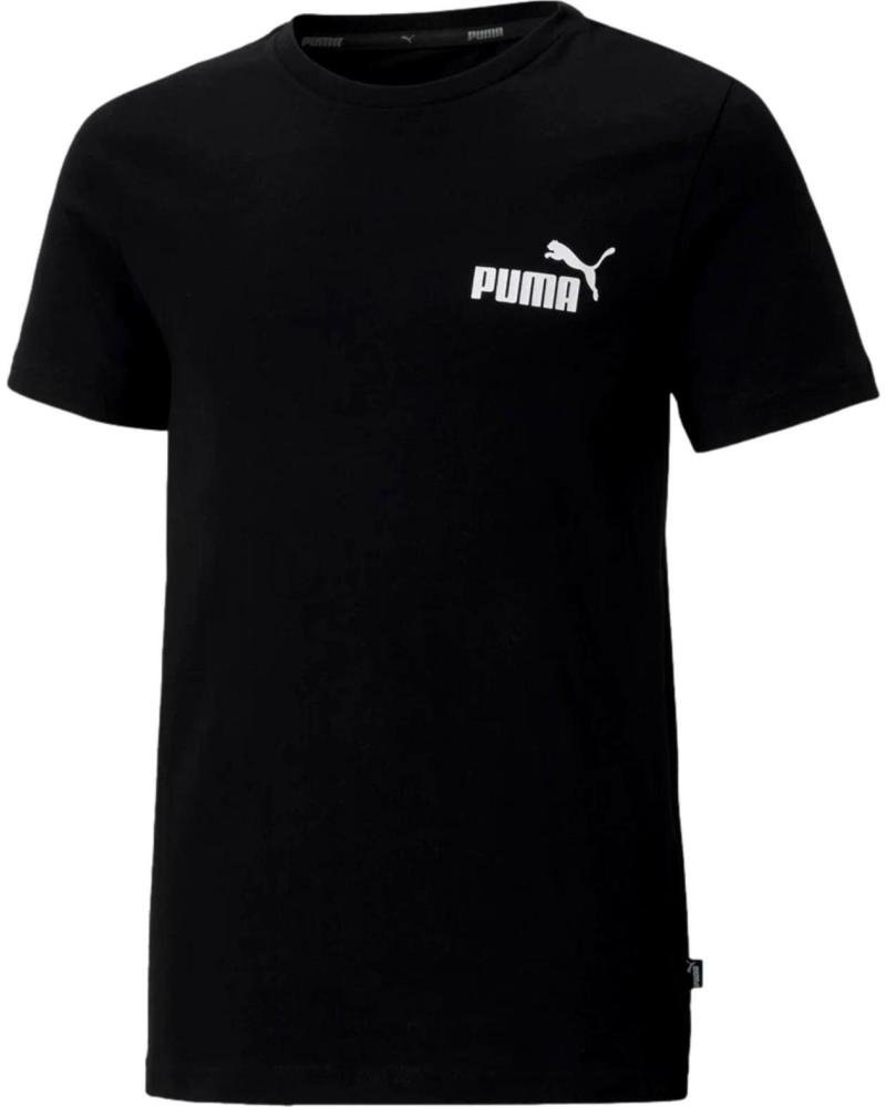 PUMA CAMISETA MANGA CORTA ESTAMPADA LOGO NEGRO