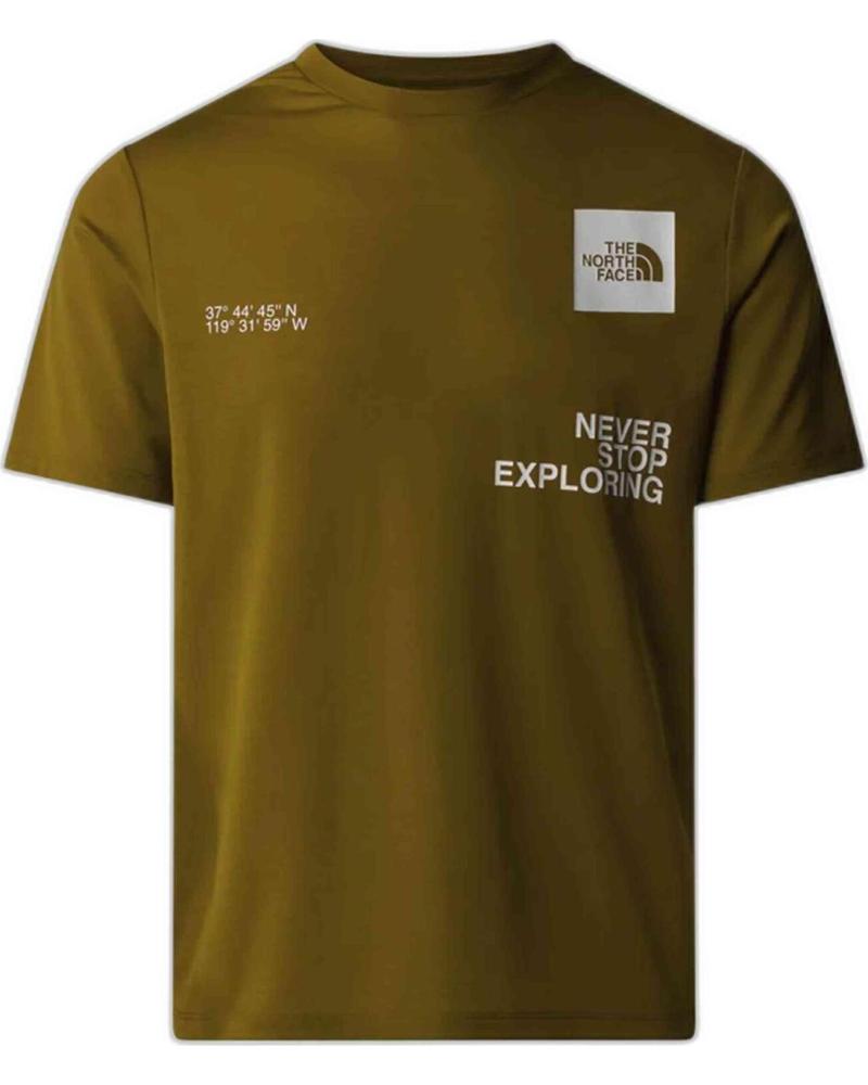 THE NORTH FACE CAMISETA DE MANGA CORTA THE NORTH FACE PARA HOMBRE VERDE