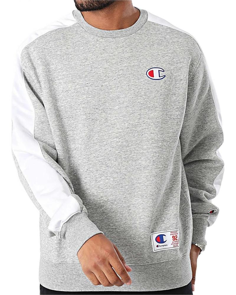CHAMPION SUDADERA CHAMPION CREWNECK PARA HOMBRE GRIS GRIS