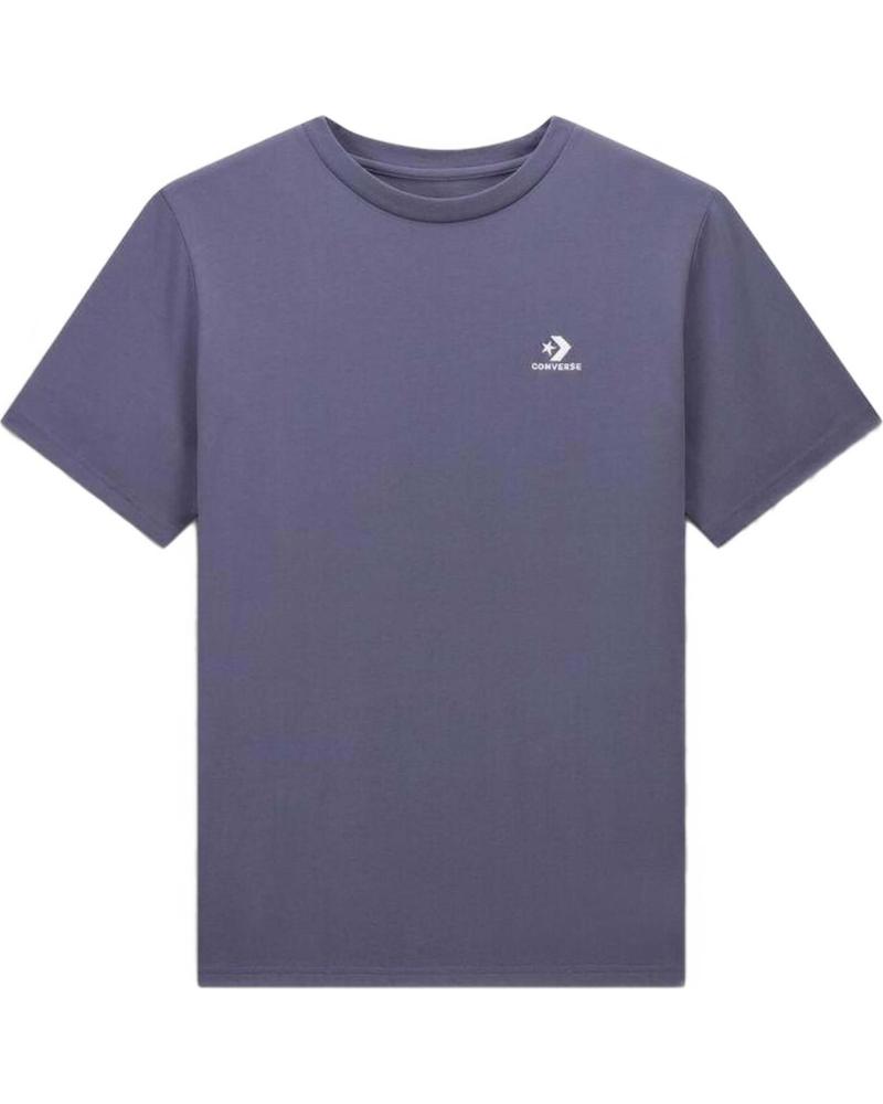 CONVERSE CAMISETA CONVERSE DE MANGA CORTA PARA UNISEX MORADO