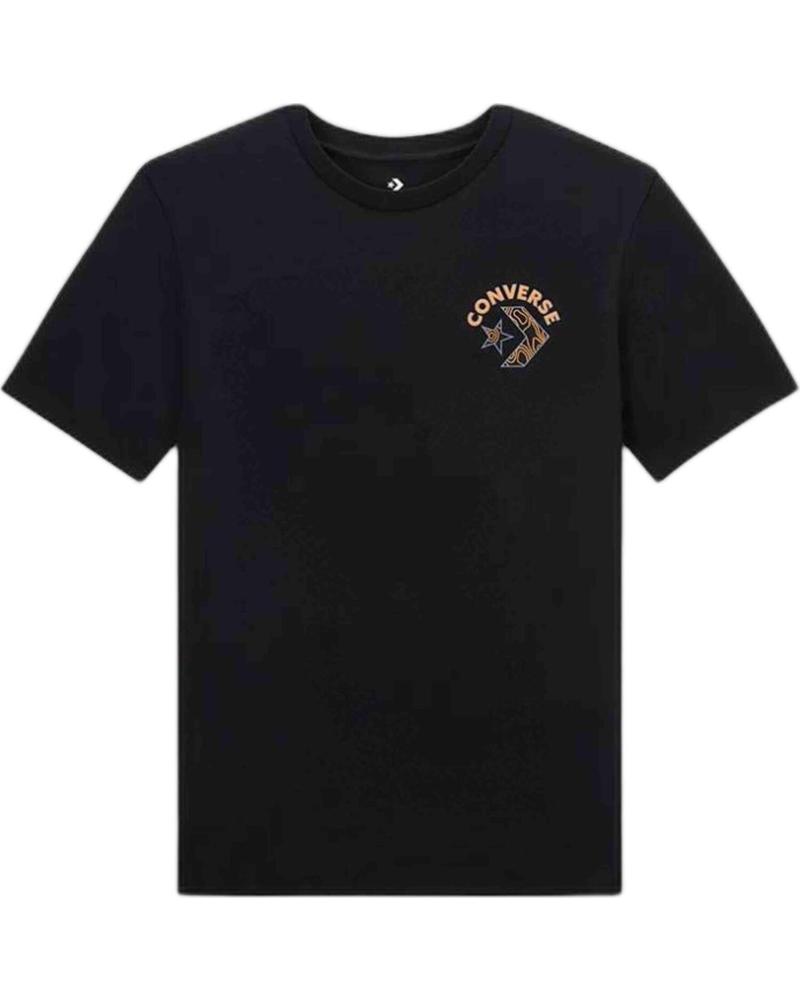 CONVERSE CAMISETA CONVERSE DE MANGA CORTA PARA HOMBRE NEGRA NEGRO