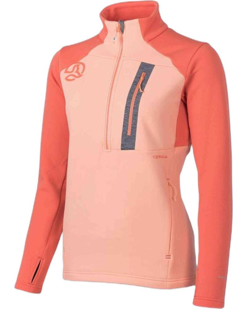 TERNUA CAMISETA DE MANGA LARGA TERNUA PARA MUJER NARANJA