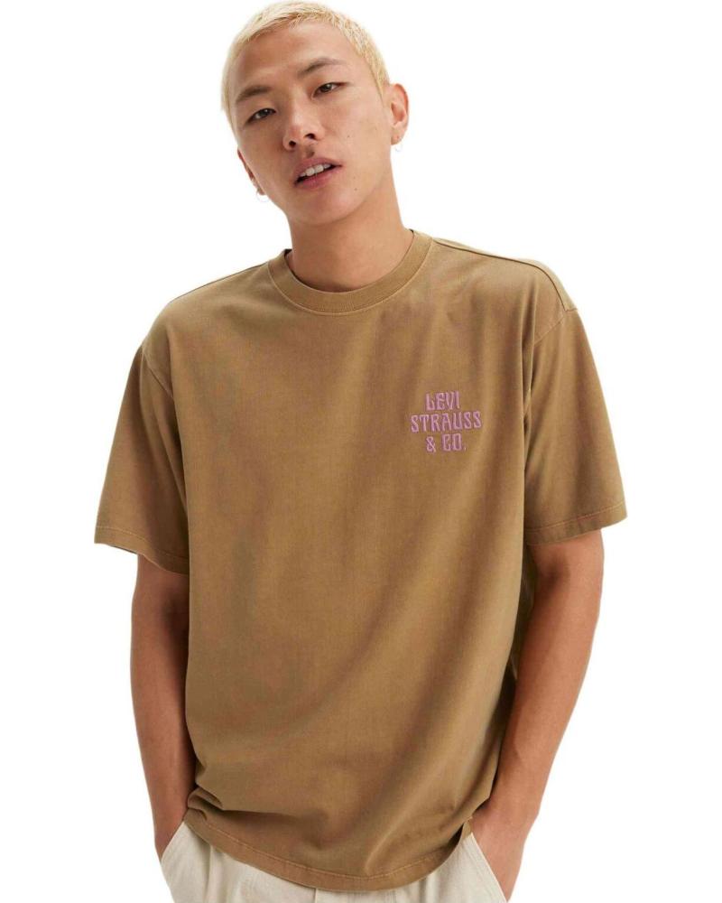 LEVIS CAMISETA LEVI´S DE MANGA CORTA PARA HOMBRE MARRON