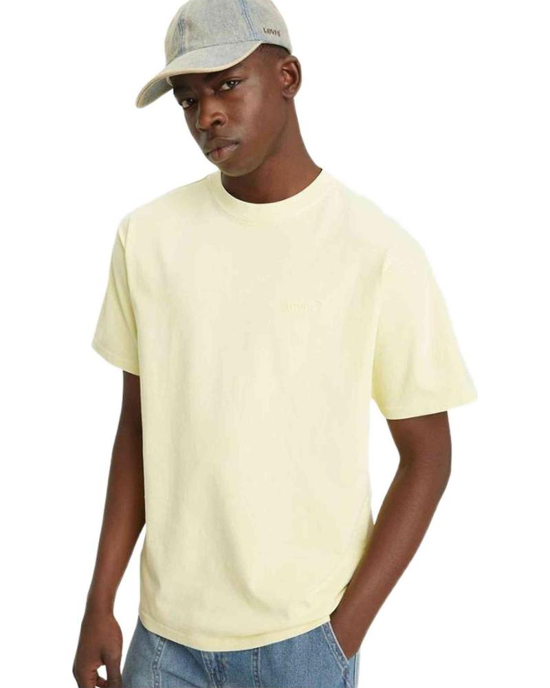 LEVIS CAMISETA BÁSICA DE MANGA CORTA AMARILLO