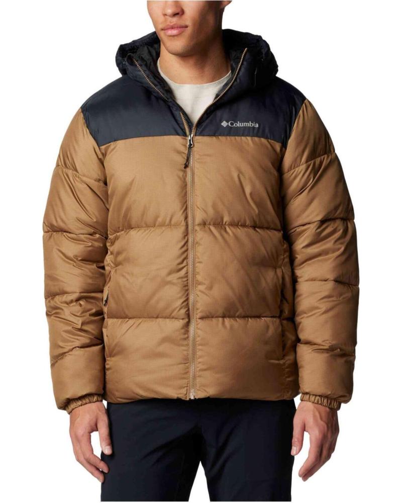 COLUMBIA CHAQUETA COLUMBIA HOMBRE MARRÓN CON CAPUCHA MARRON