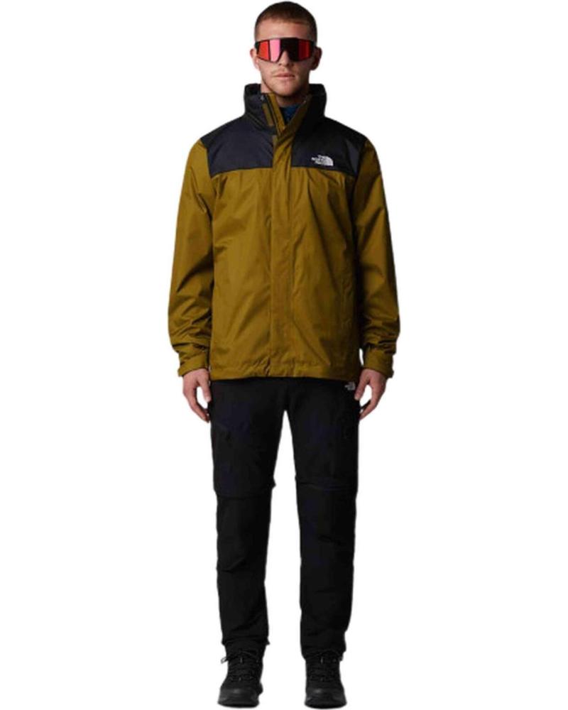 THE NORTH FACE CHAQUETA CON PANELES EN CONTRASTE AMARILLO