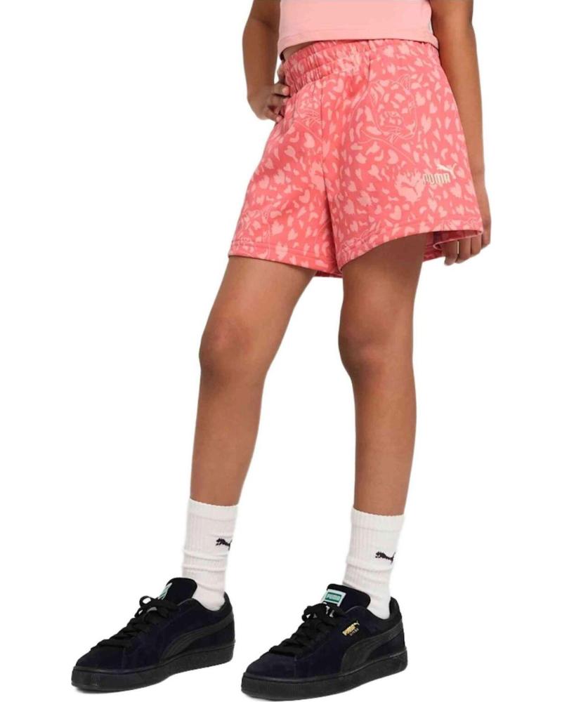 PUMA PANTALÓN CORTO DEPORTIVO PUMA PARA NIÑA ROSA