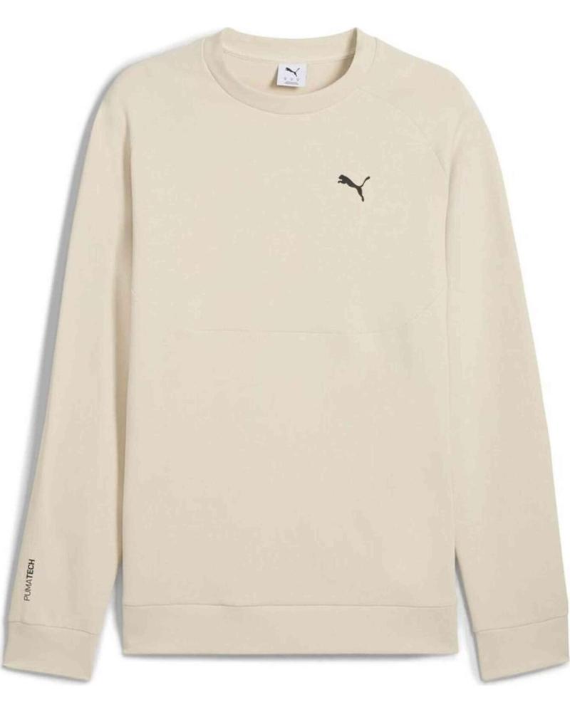 PUMA SUDADERA PUMA CREW NECK PARA HOMBRE BEIGE BEIGE