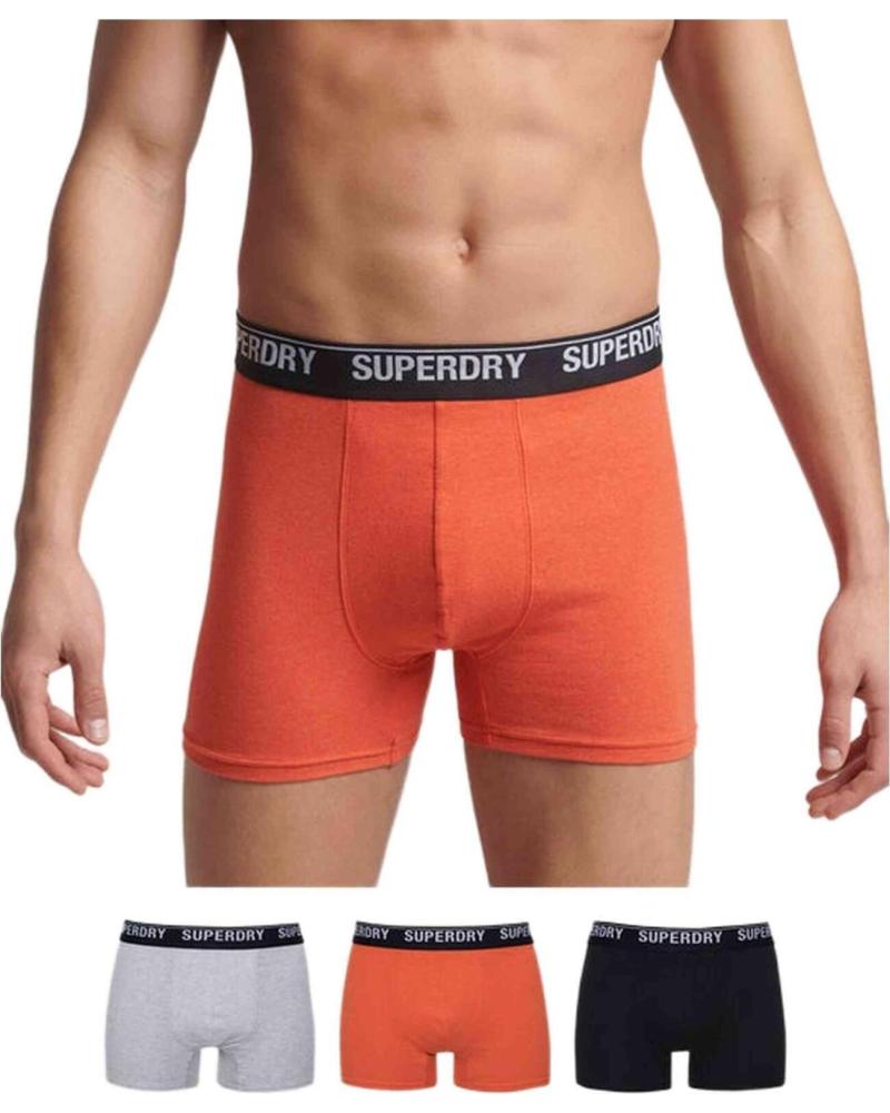 SUPERDRY PACK DE 3 CALZONCILLOS BÓXER SUPERDRY PARA HOMBRE MULTICOLOR