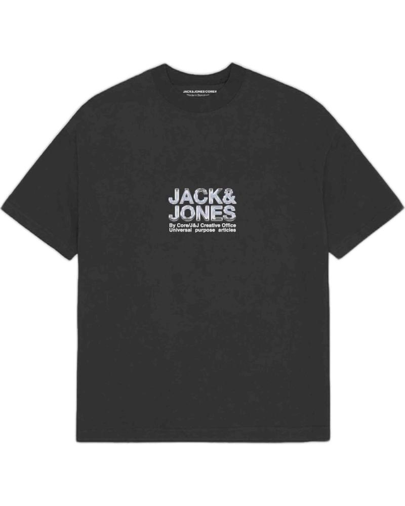 JACK AND JONES CAMISETA DE MANGA CORTA JACK & JONES PARA HOMBRE NEGRO