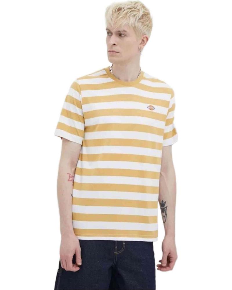 DICKIES CAMISETA DE MANGA CORTA DICKIES A RAYAS PARA HOMBRE NARANJA