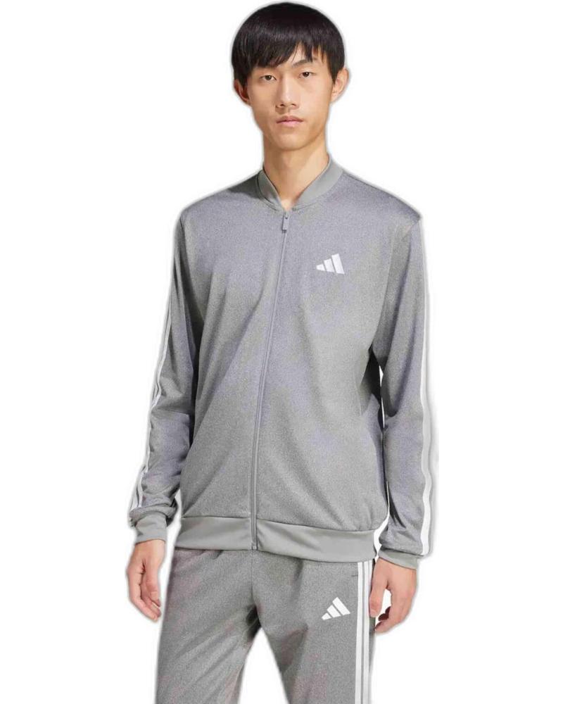ADIDAS CHAQUETA DEPORTIVA ADIDAS ESSENTIALS PARA HOMBRE EN GRIS GRIS