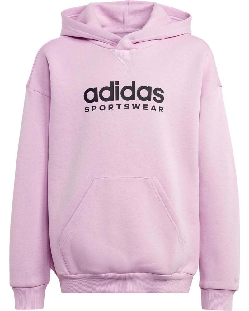 ADIDAS SUDADERA CON CAPUCHA ADIDAS J ALL SZN HD PARA NIÑOS VIOLETA