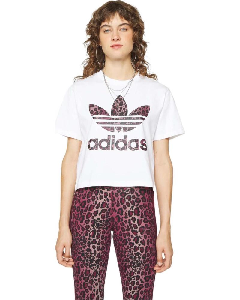 Zapatillas deporte de Mujer ADIDAS CAMISETA ADIDAS T-SHIRT LOGO PARA MUJER BLANCO