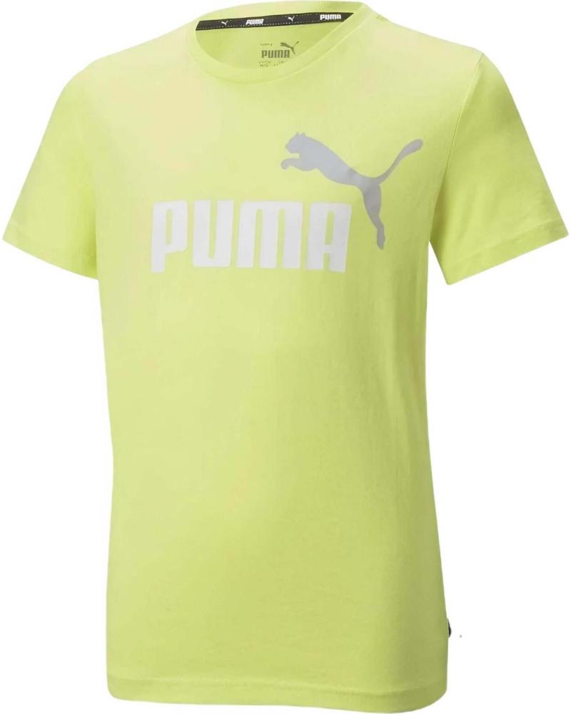 PUMA CAMISETA PUMA ESS 2 COL LOGO TEE B PARA HOMBRE AMARILLO