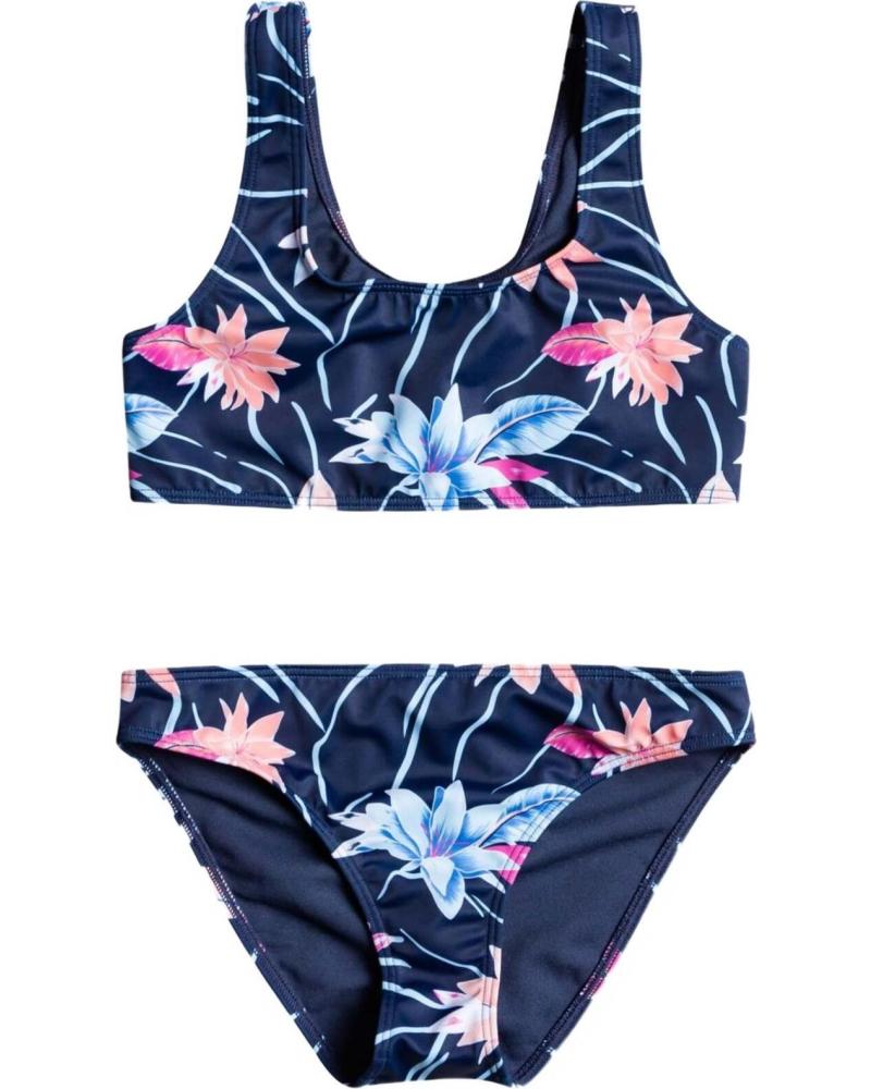 Zapatillas deporte de Niña y Niño ROXY BIKINI INFANTIL ROXY BRALETTE G XBPN PA AZUL ESTAMPADO FLORAL AZUL